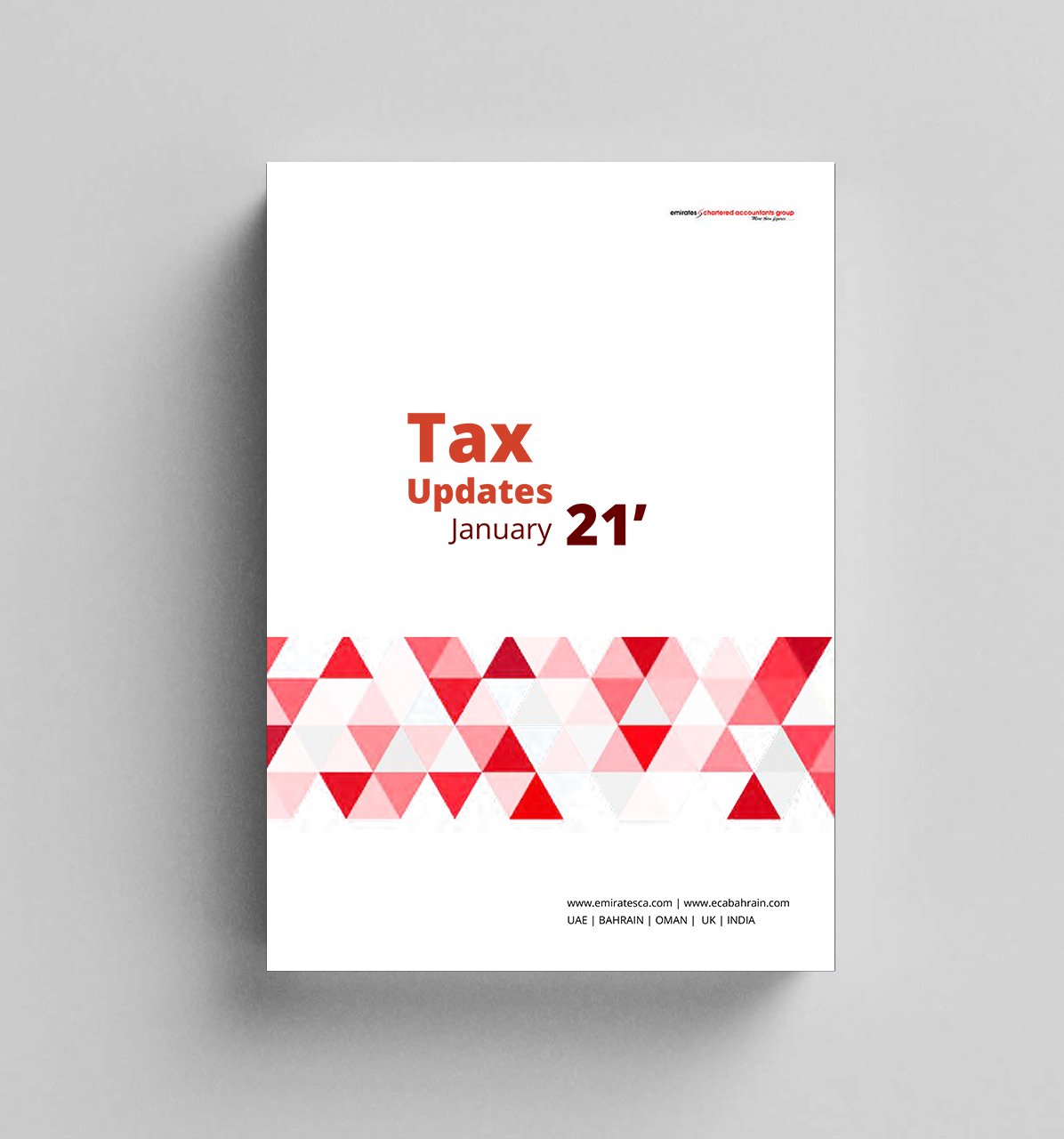 Tax Updates- January 2021