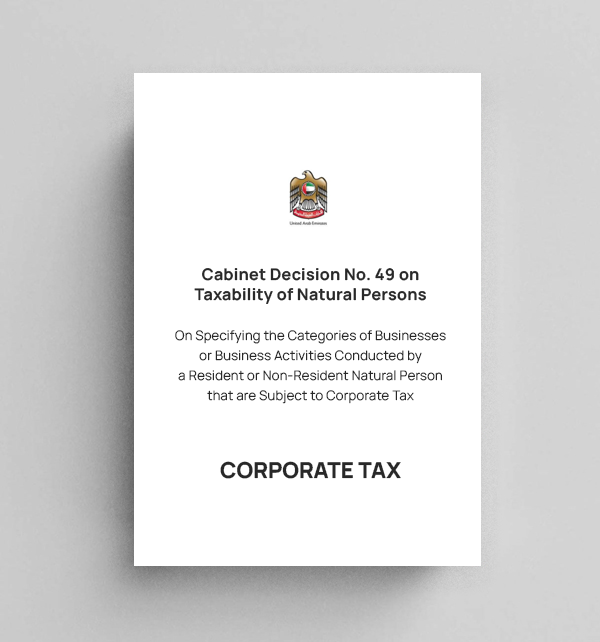 Cabinet Decision No. 49 on Taxability of Natural Persons