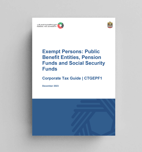 Exempt Persons - Public Benefit Entities Pension Funds and Social Security Funds - 01 12 2023