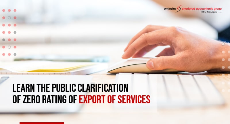 public clarification of export of service